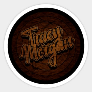 Circle Retro Tracy Morgan Sticker